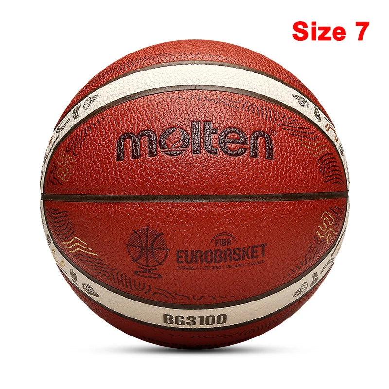 2025 Molten Size 7 Basketball - High Quality Official PU Indoor Outdoor Game Ball for Men - Quality Shopping Centre