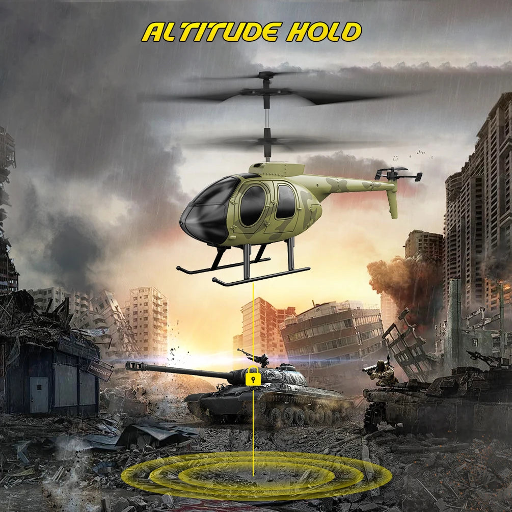 VATOS RC Helicopter for Kids Camouflage 2.4GHz Radio Indoor Outdoor Toy with One-Click Take Off for Boys and Adults - Quality Shopping Centre