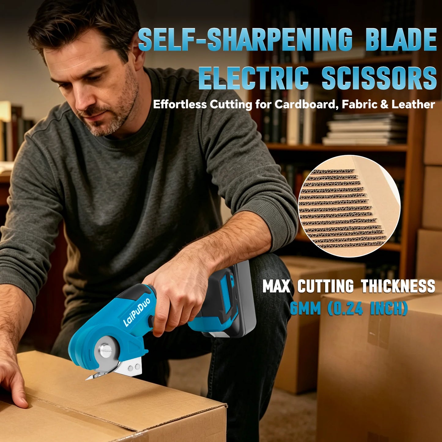Cordless Electric Scissors Cardboard Box Cutter Fabric Carpet Carton Plastic Leather Cloth Cutting for Makita 18V Battery Pin
