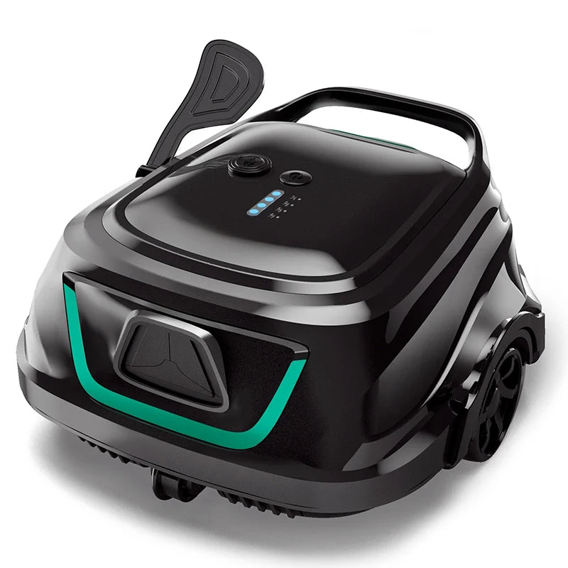Robot nettoyeur de piscine sans fil WYBOT A1, nettoyage programmé pour le fond et les parois, filtration double couche, autonomie de 120 minutes