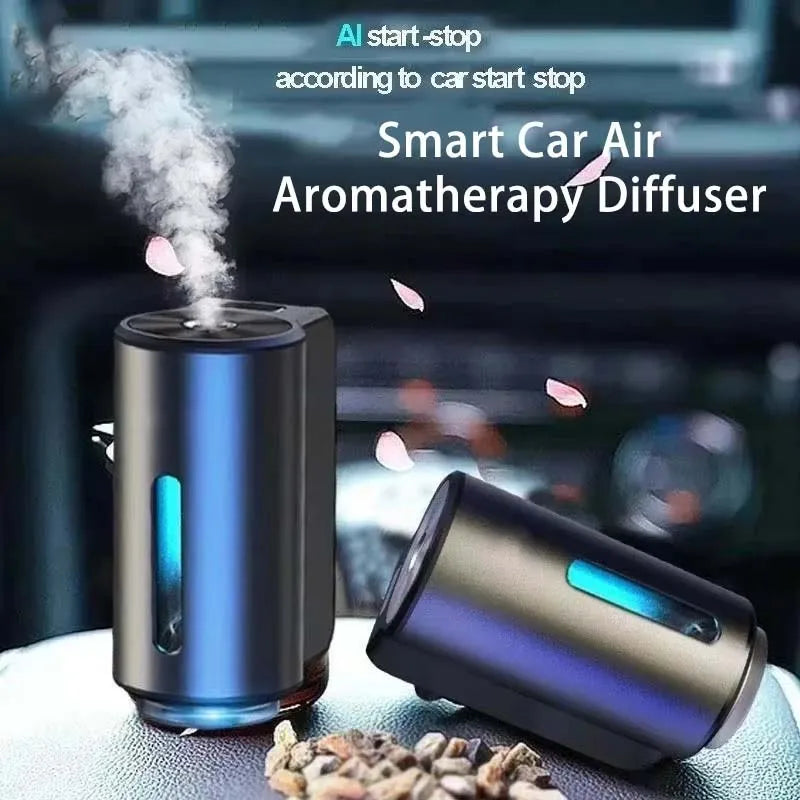 2026 Nieuwe Slimme Auto Luchtaromatherapie Diffuser Auto Luchtverfrisser Luchtbevochtiger Aromatherapie Verfrisser Geurverwijderaar Auto-accessoires