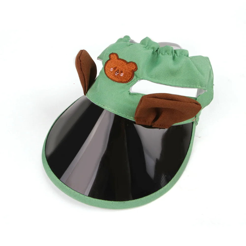 Adjustable Pet Dog Caps Outdoor Pet Caps for Cats Small Medium Dogs Summer Puppy Visor Hat with Ear Holes Dog Accessories
