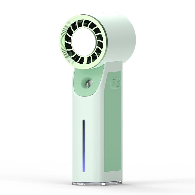 Lenovo Ice Coating Spray Small Fan Handheld Refrigeration Turbine Ice Coating Fan Usb Charging Handheld Fan Outdoor Portable Fan