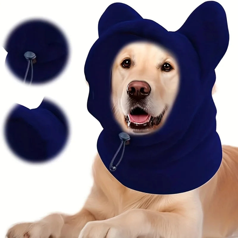 Winter Warm Pet Dog Hat Windproof French Bulldog Hat Dog Neck And Ear Protection Hats Outdoor Puppy Scarf Pet Supplies
