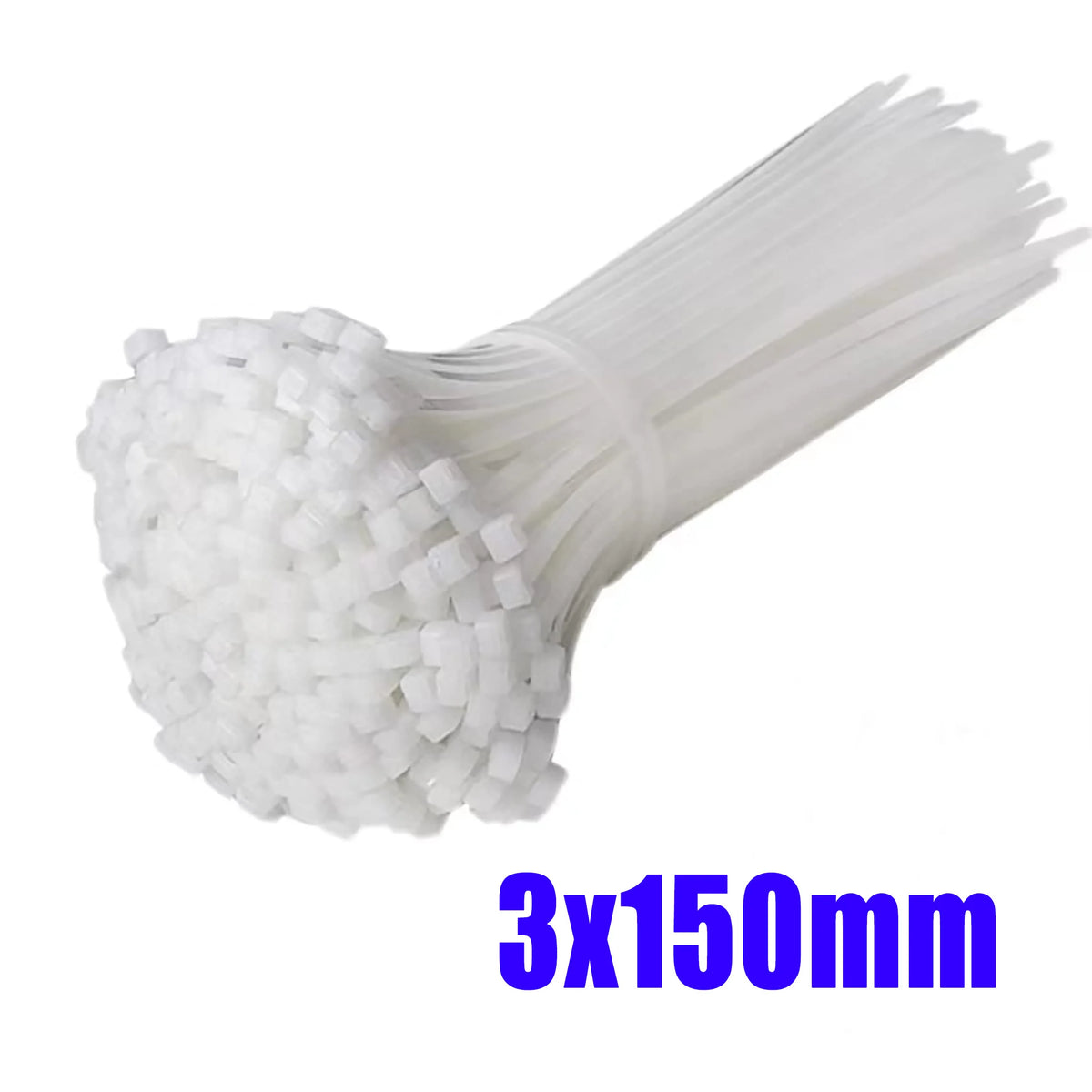 200/100Pcs Nylon Cable Ties Adjustable Self-locking Cord Ties Straps Fastening Loop Reusable Plastic Wire Ties for Home Office