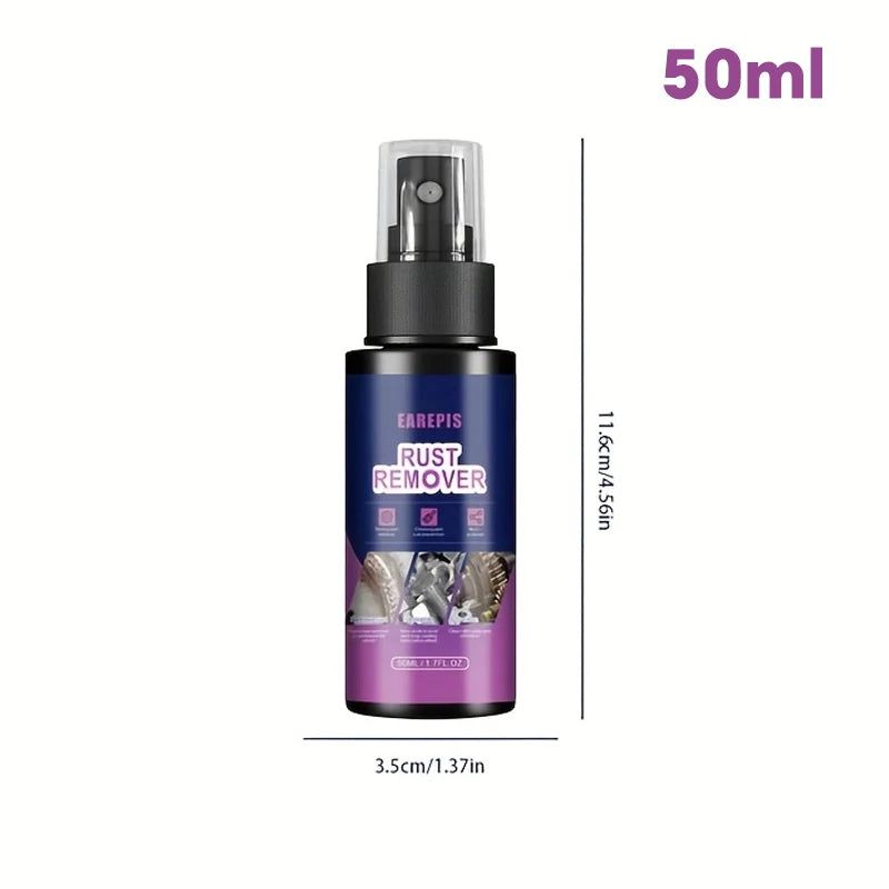 50ml Universal Rust Remover Spray-Iron Powder Rust Cleaner & Paint Remover for RV Exterior & Metal Surfaces,Durable Rust Removal