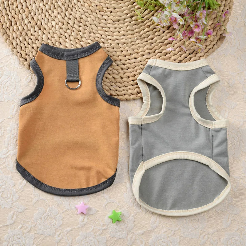 Summer Pet Dog Vest BreathableDog Clothes Thin Puppy T-Shirt Chihuahua Bichon Clothing Dog Accessories