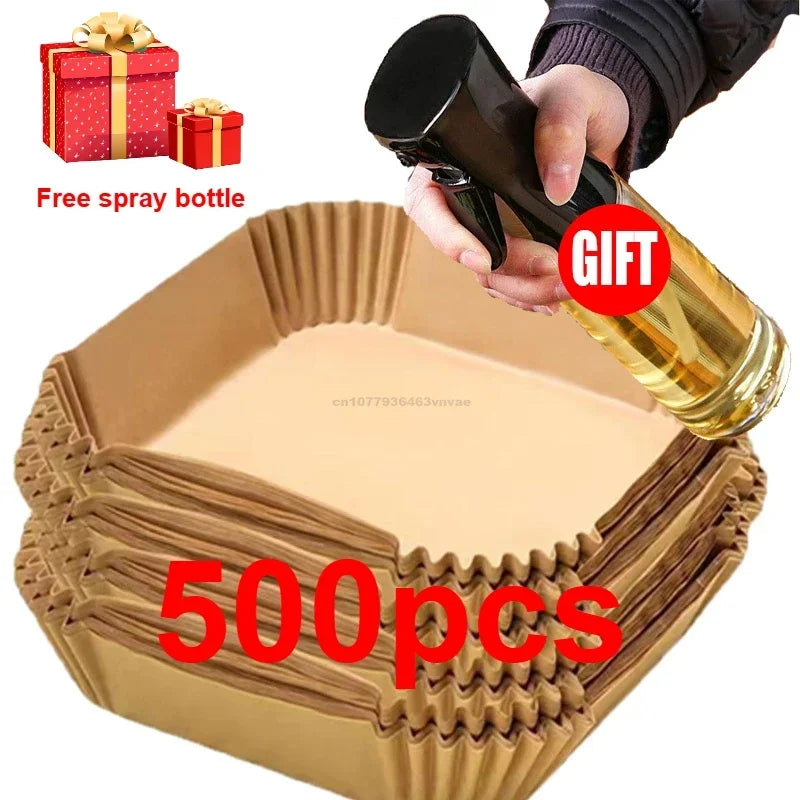 Air Fryer Paper Aerogrill Parchment Paper for Air Fryer Liner Airfryer Baking Cooking Paper Air Fryer Accessories Baking Tool