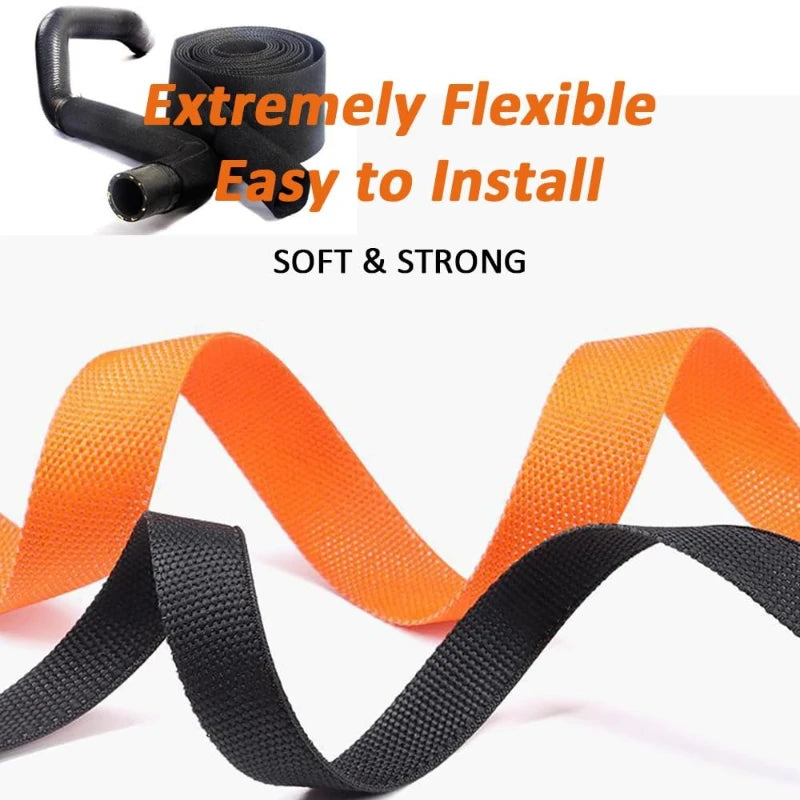 Braided Cable Sleeve Heat Shrink Tube Insulation Flame Retardant for Car Line Organizer Wire Wrap Protection Cover  Shrink Wrap