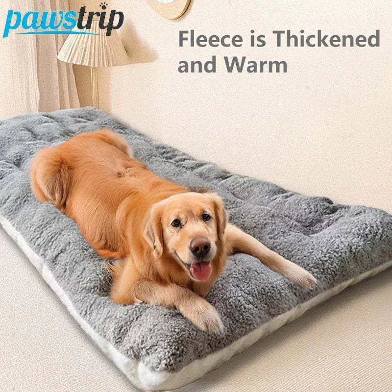 Winter Pet Dog Mat Fleece Thickened Dog Bed for Small Medium Large Dogs Soft Pet Sleeping Mat Dog Accessories