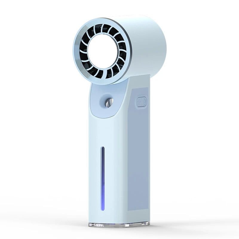 Lenovo Ice Coating Spray Small Fan Handheld Refrigeration Turbine Ice Coating Fan Usb Charging Handheld Fan Outdoor Portable Fan