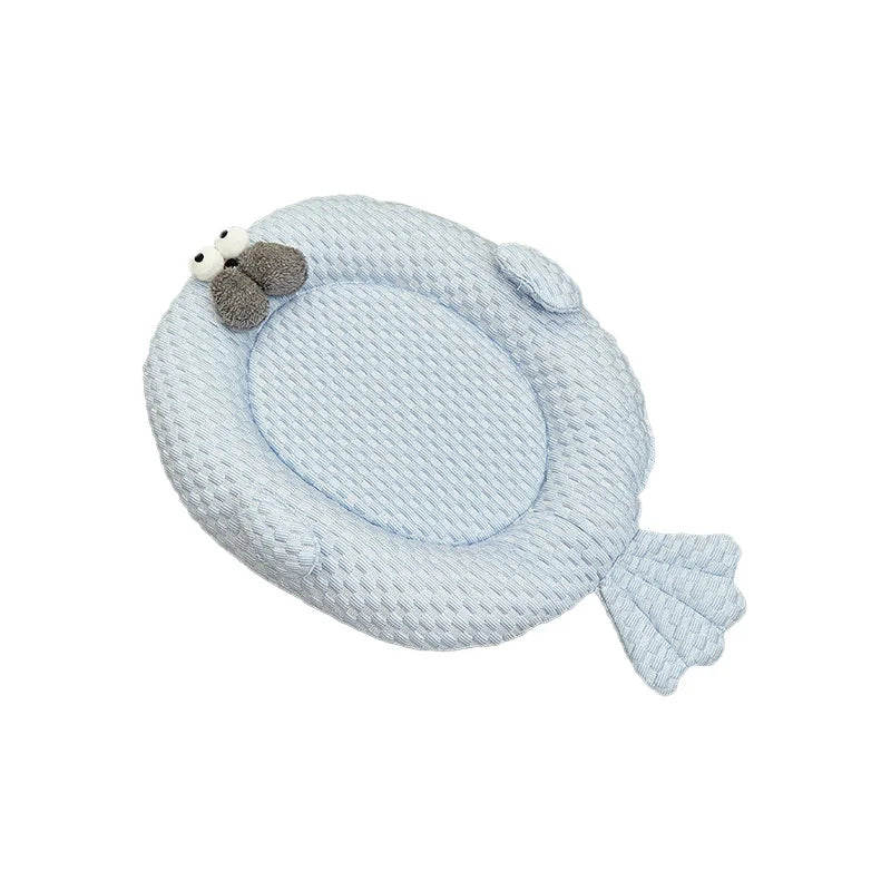Summer Pet Dog Cooling Mat Breathable Cat Sleeping Bed Puppy Mat Animal-shaped Pet Bed for Cats Small Medium Dogs Pet Supplies