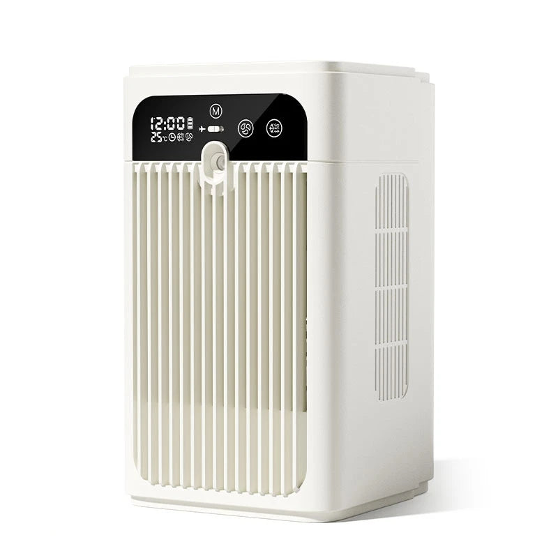 Lenovo 2026 New Air Cooler Fan Desktop Portable Air Conditioner Misting Cooling Fan for Bedroom Office Outdoor Camping