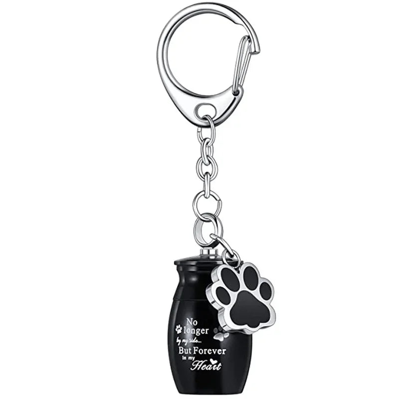 Pet Urn Keychain Dogs Ashes Keepsake Pet Hair Storage Jar Souvenir for Rabbit Kitty Bunny Dogs Pet Supplies