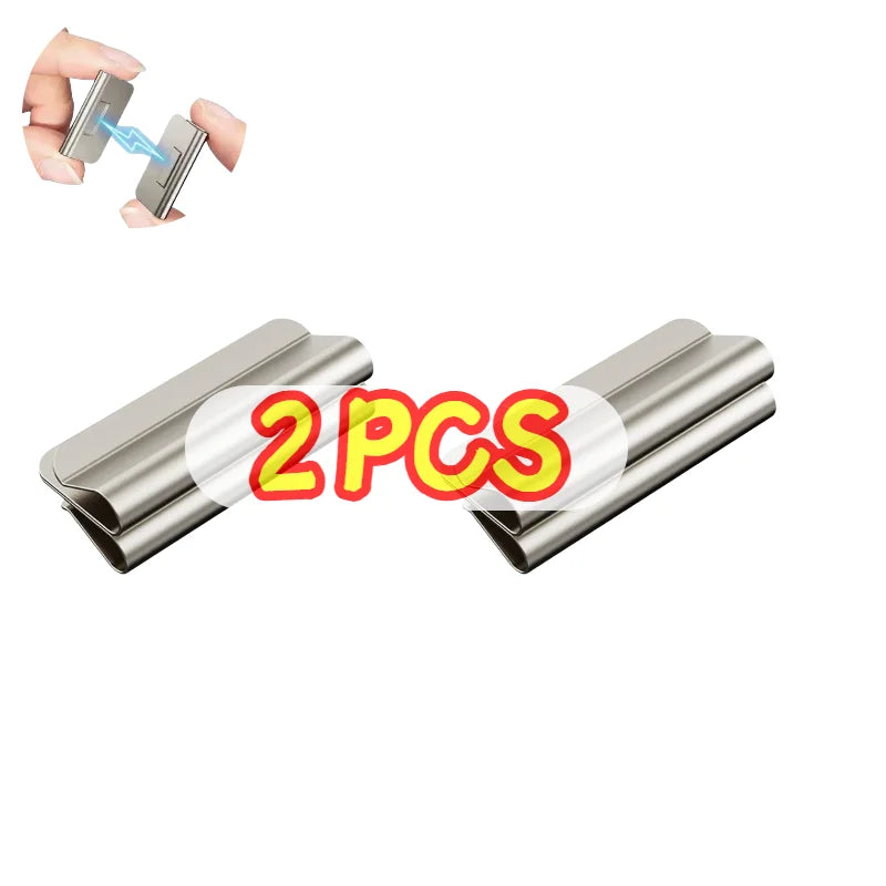 20 Pairs Strong Magnetic Curtain Clips Prevent Light Leaking Drill-Free Invisible for Home Bedroom Office  Curtain Accessories