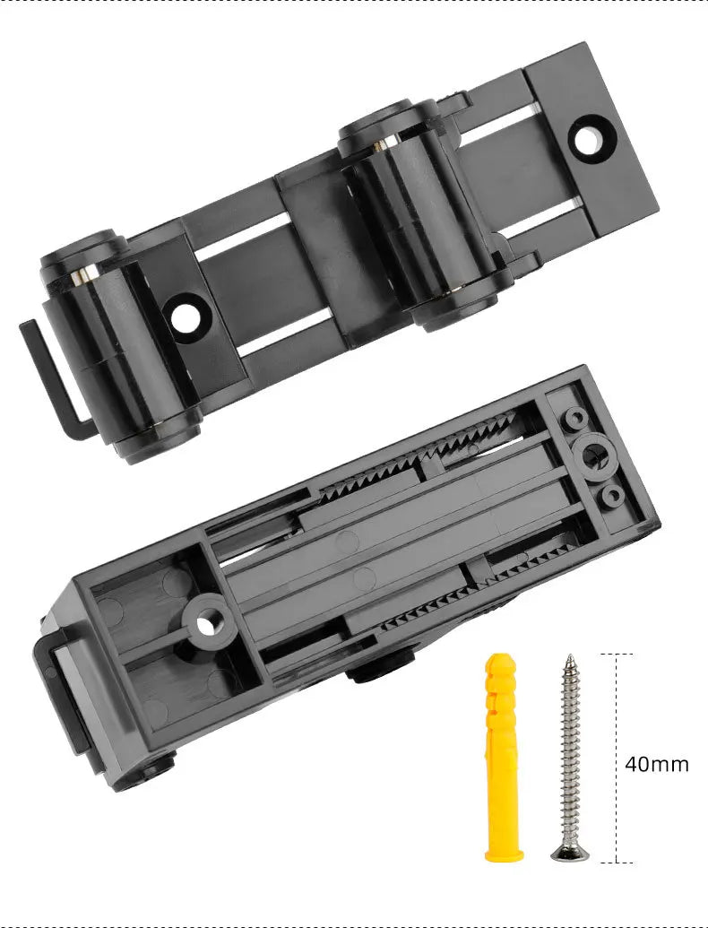 Deemount Mount Bike Hooks Adjustable Bicycle Wall Holder Rack Buckle Hanger Horizontal Vertical Storage Fits 1.0-2.8 Inches Tube