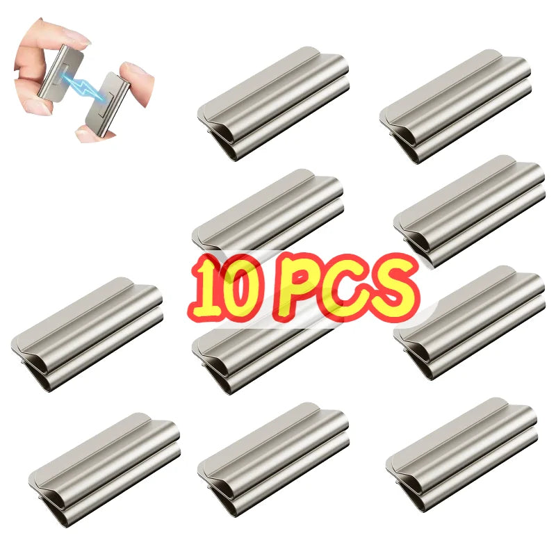 20 Pairs Strong Magnetic Curtain Clips Prevent Light Leaking Drill-Free Invisible for Home Bedroom Office  Curtain Accessories