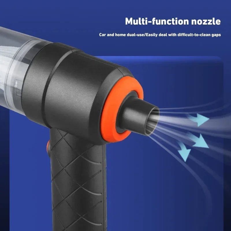 2990000PA Wireless Car Vacuum Cleaner Wet Dry 120W Cordless Handheld Auto Vacuum High Power Cleaner For Home Office 2026 New