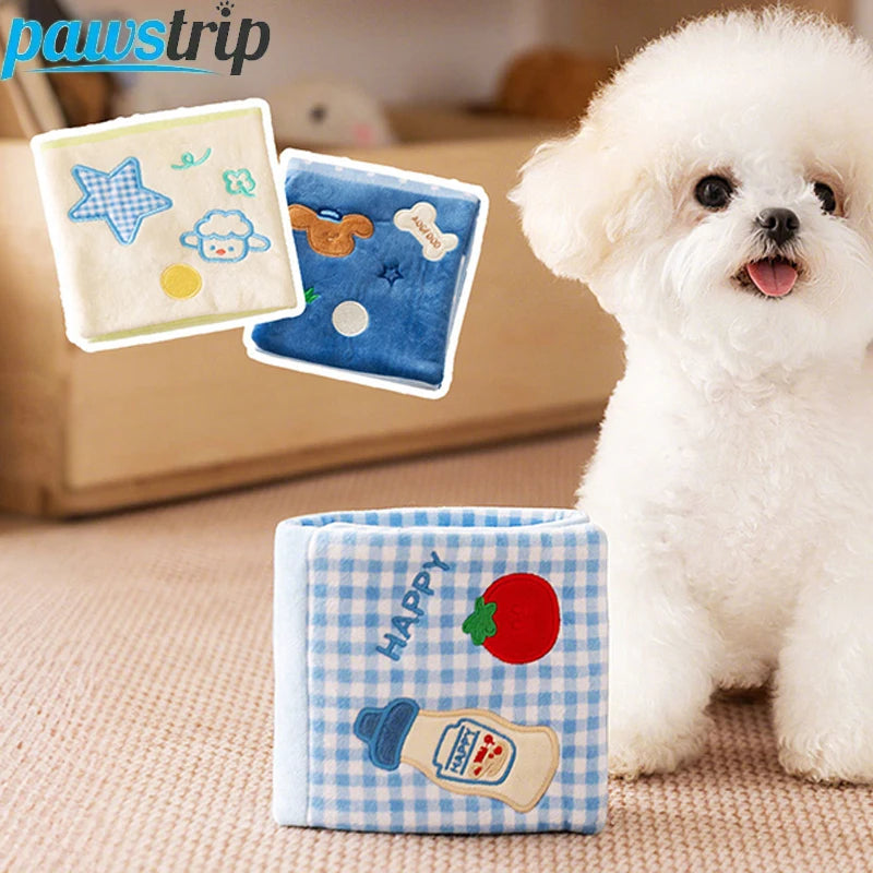 Plush Pet Dog Snuffle Mat Interactive Pet Slow Feeder Toy for Small Medium Dogs Puppy Food Dispenser Treats Pad Pet Supplies
