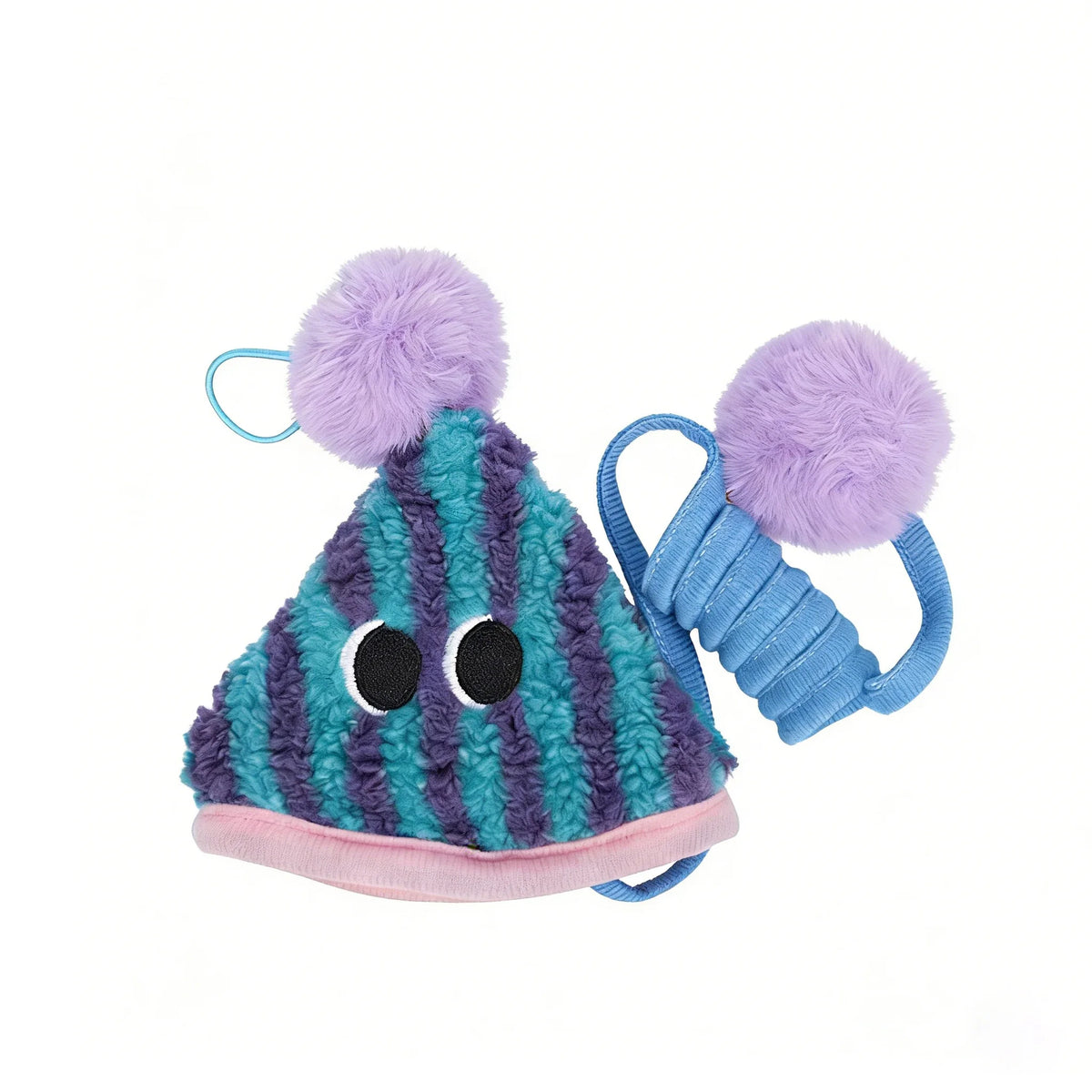 Self-Hey Hanging Door Cat Toy Funny Plush Pet Plush Spring Ball for Cats Lifting Kitten Sound Paper Toys Cat Accessories