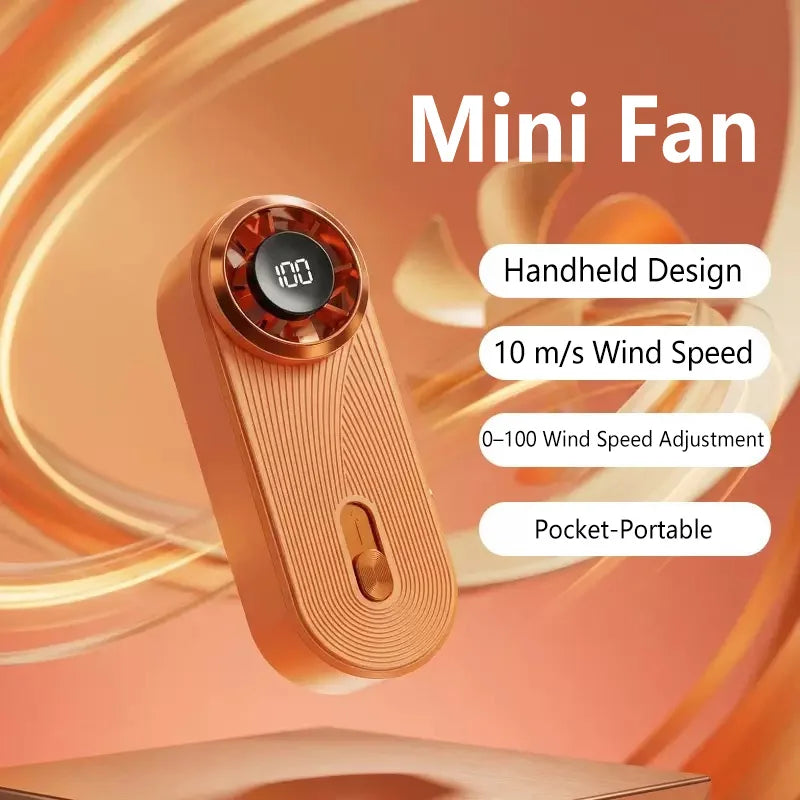 Lenovo 2026 Nieuwe hogesnelheids handventilator USB draagbare stille buitenventilator met traploze snelheidsregeling krachtige mini-ventilator