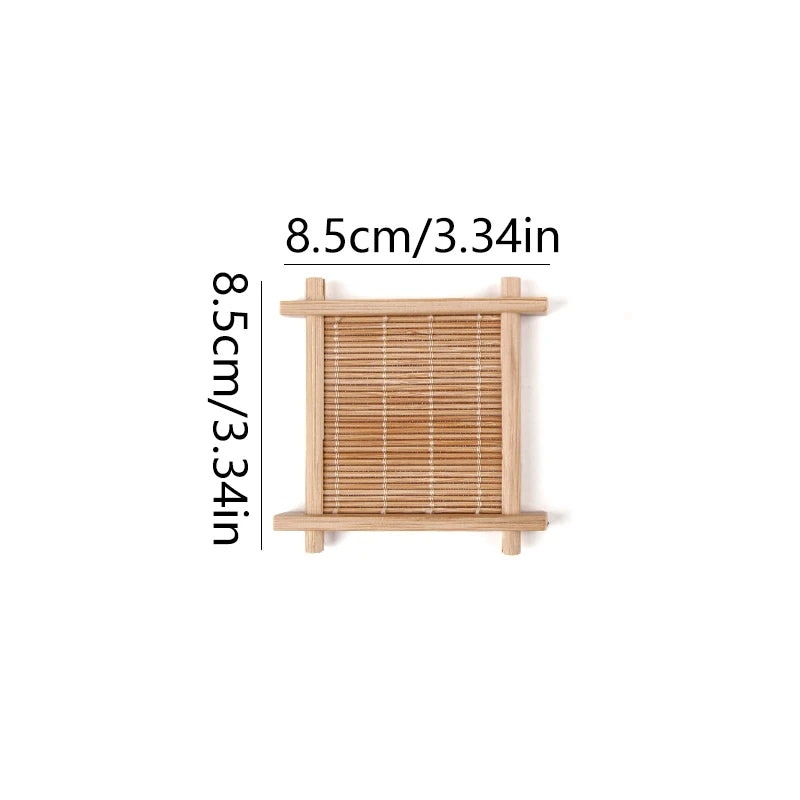 Wooden Hamster Cooling Pad Summer Breathable Guinea Pig Mat Square Small Animal Mat for Guinea Pig Chinchilla Hamster