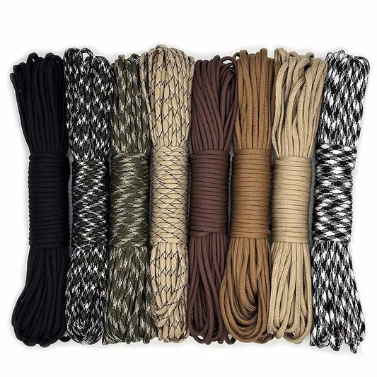 Cordelette Paracorde 550, 7 brins, 4 mm, type militaire tactique, accessoires de camping, survie en plein air, corde pour bracelets DIY
