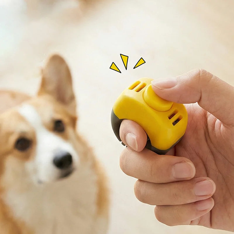 1Pc Ring Clicker Dog Training Clicker Pet Training Equipment for Dogs and Cats Low-Stress Training Tool Pet Supplies