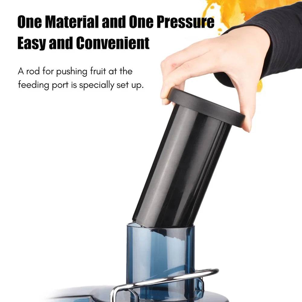 Swiitol Juicer Household Large Caliber Electric Stainless Steel Body 800W High Power Strong Fruit and Vegetable Extractor - Quality Shopping Centre