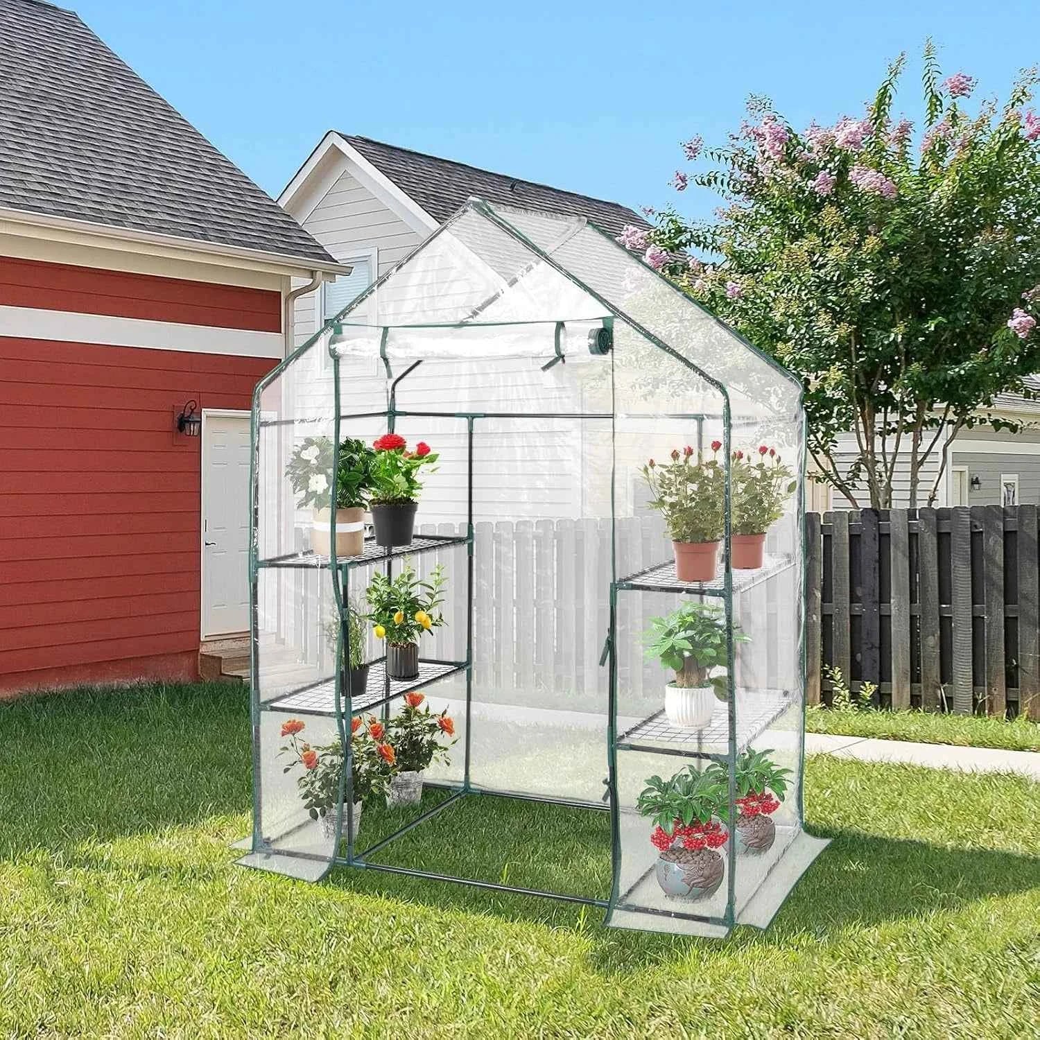 Greenhouse, Foil Greenhouse, Tomato House, Plant House, Foil House, Foil Tent , 143 x 73 x 195 cm