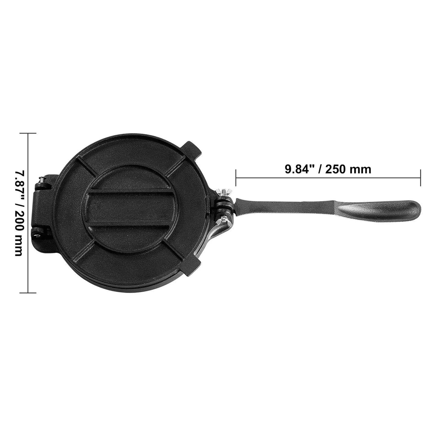 SucceBuy Tortilla PressCast Iron Heavy Duty Tortilladora Press Dough Maker for Flour Tortilla