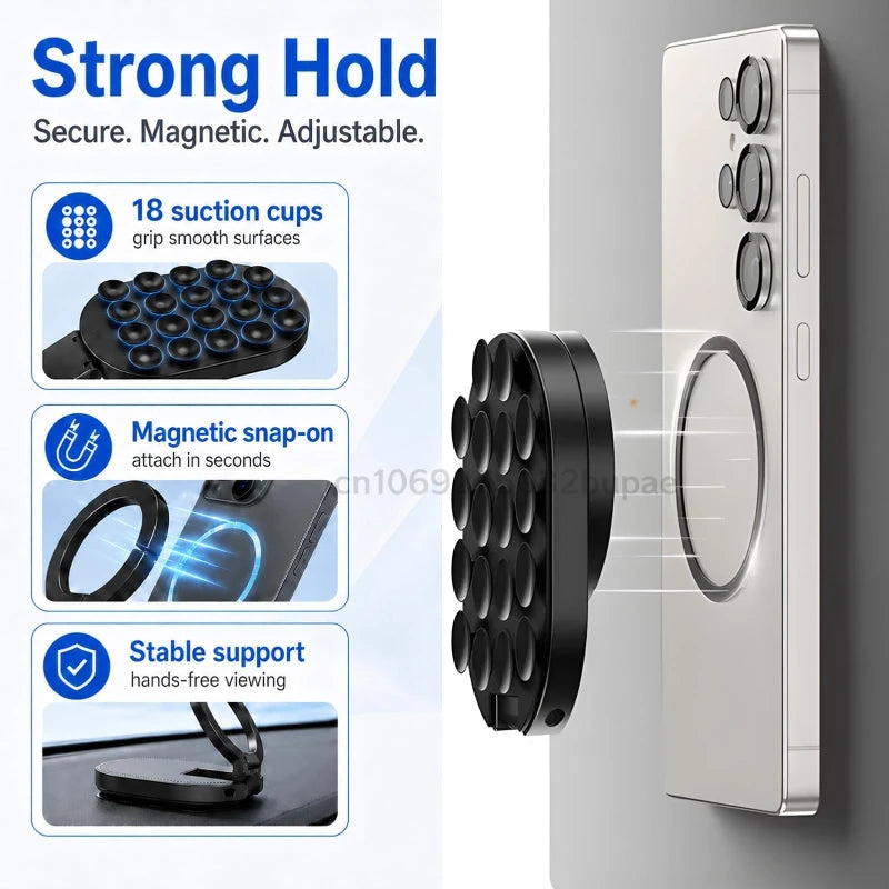 Ultrathin MagneticPhone Holder Laptop Stand with Same Screen Display Side Car Foldable Rollover Camera Flat Aluminum Alloy Back