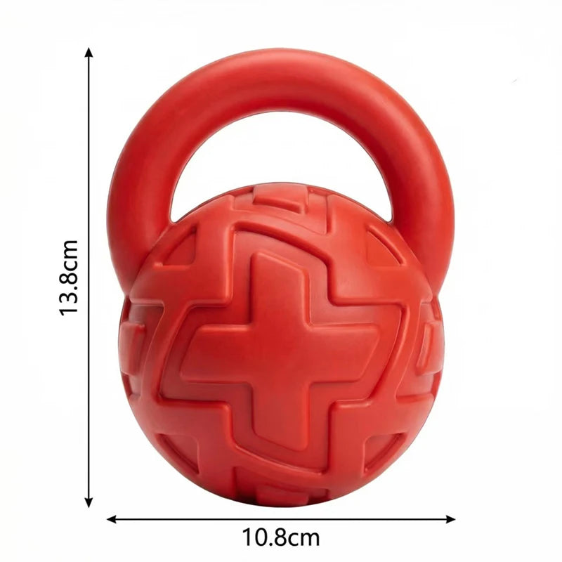TPR Dog Squeaky Toy Pet Chew Toy for Small Medium Dogs Bite-resistant Interactive Puppy Ball Toy Dog Accessories