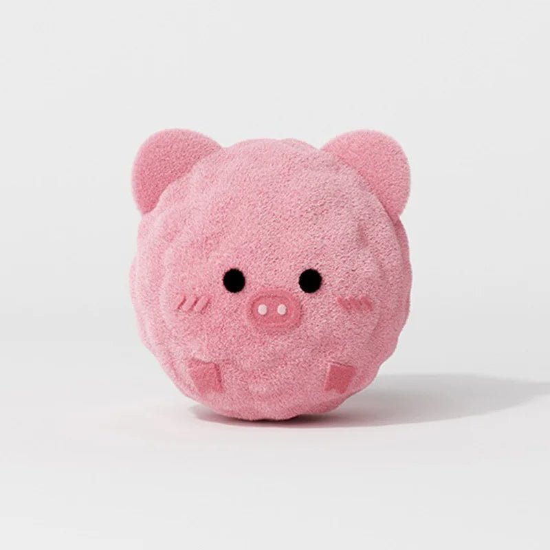 Mini Plush Bounce Ball Dog Squeaky Toy Plush TPR Chew Ball Interactive Pet Toy for Boredom Relief Dog Accessories