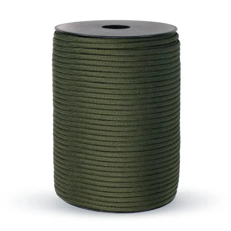 100m 650 Military Standard 9-Core Paracord Rope 4mm Outdoor Parachute Cord Survival Umbrella Tent Lanyard Camping Strap