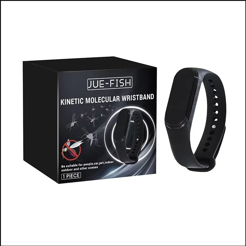 Bracelet anti-moustique portable unisexe Lenovo, ultrasons physiques non chimiques, pour la maison et l'extérieur, inclut 2 piles