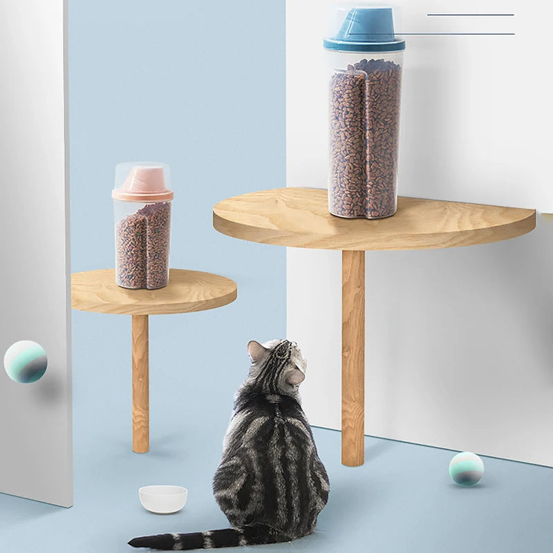 1000ml/1500ml Dog Food Storage Container Transparent Pet Food Sealed Jar with Scale Pet Food Storage Dispenser Dog Accessories