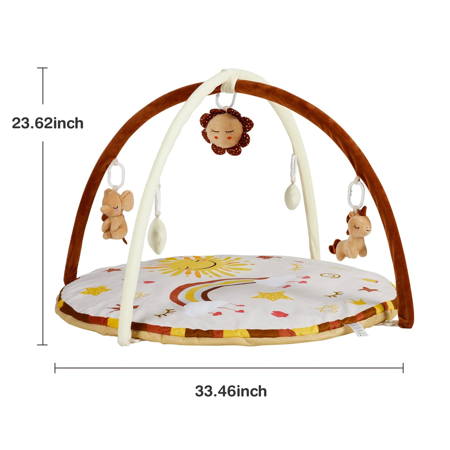 Baby Play Mat Baby Activity Center Kids Interlocking Exercise Rugs Toy Carpet Soft Carpet for Newborn Infants to Toddlers