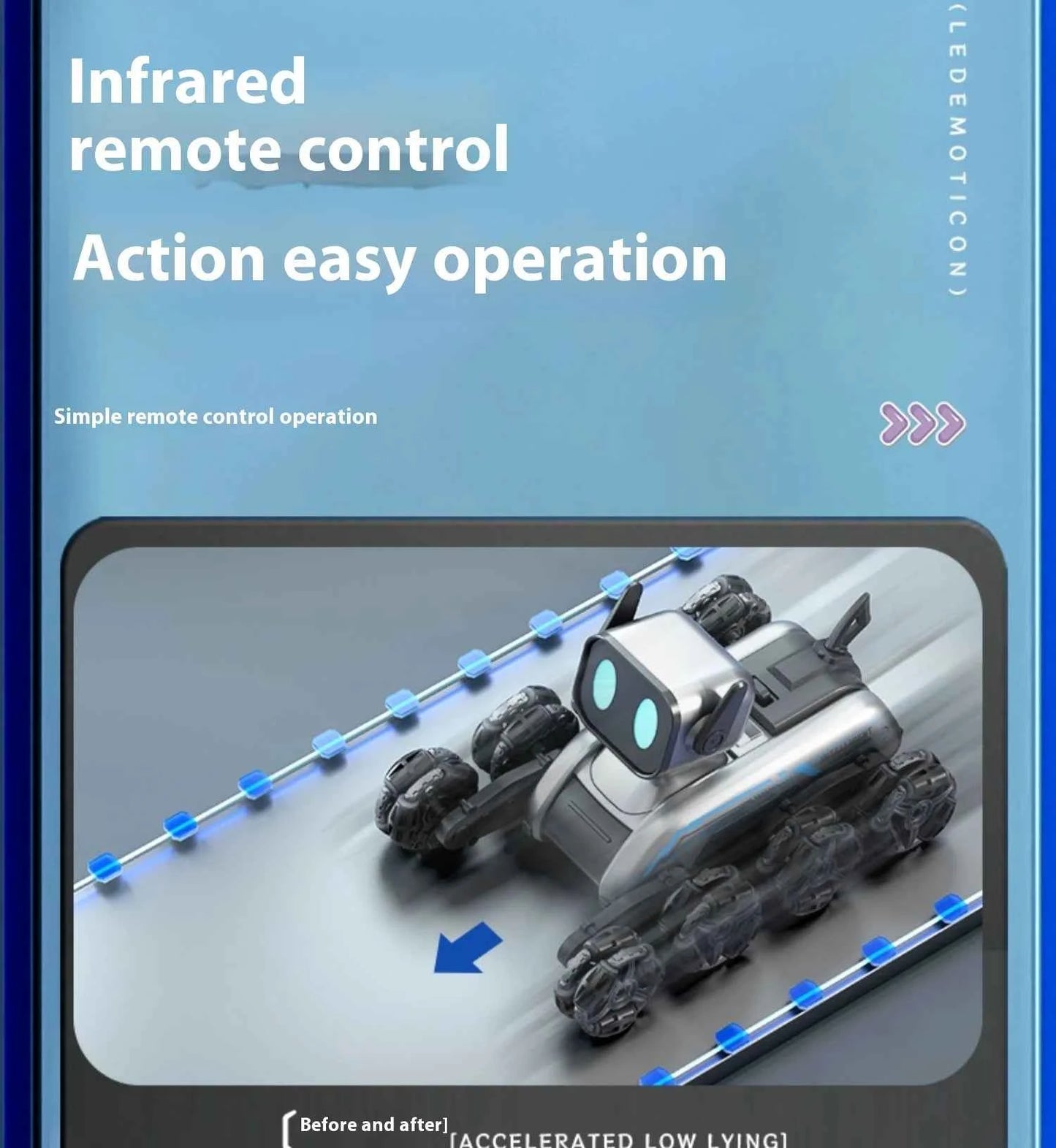 Technology Intelligent Remote Control Dog Toy - Electric Gesture Sensing Machine Dog Remote Control Car