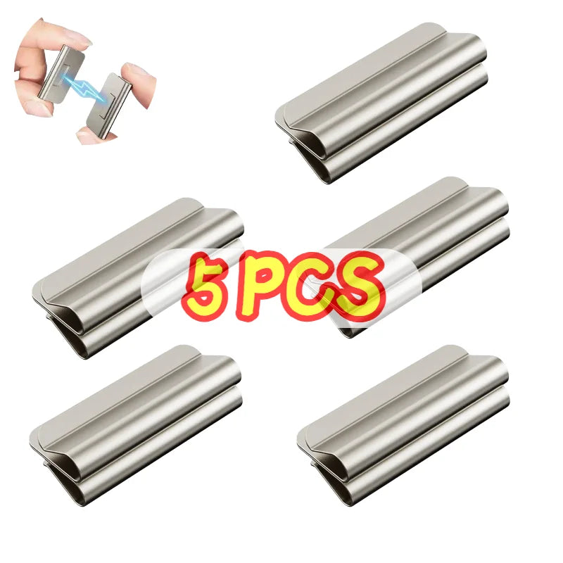20 Pairs Strong Magnetic Curtain Clips Prevent Light Leaking Drill-Free Invisible for Home Bedroom Office  Curtain Accessories