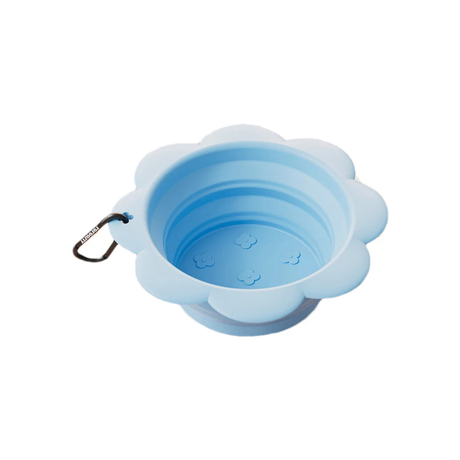350ml Collapsible Dog Bowl Portable ilicone Pet Dog Travel Bowl Puppy Drinking Bowl Pet Food Container Dog Accessories