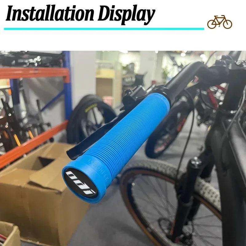 ODI Silicone MTB Handlebar Grips Shock-Absorbing Mountain Bike Scooter BMX XC 22.2mm Diameter Handle Cover