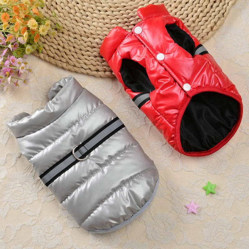 Winter Warm Dog Coat Jacket Coat for Small Medium Dogs Waterproof Puppy Clothes Windproof Pug Overalls Outfit Dog Accessories