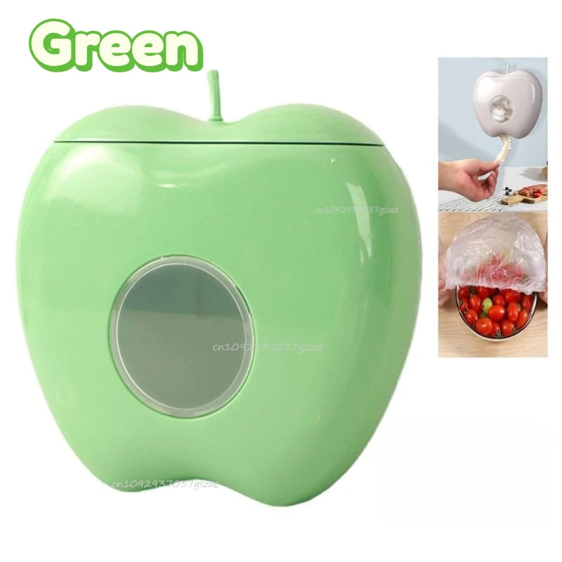 Plastic Wrap Storage Box Kitchen Storage Box for Food Film Food Cover Bag Organizer Shower Caps Dispenser  Storage Organizer