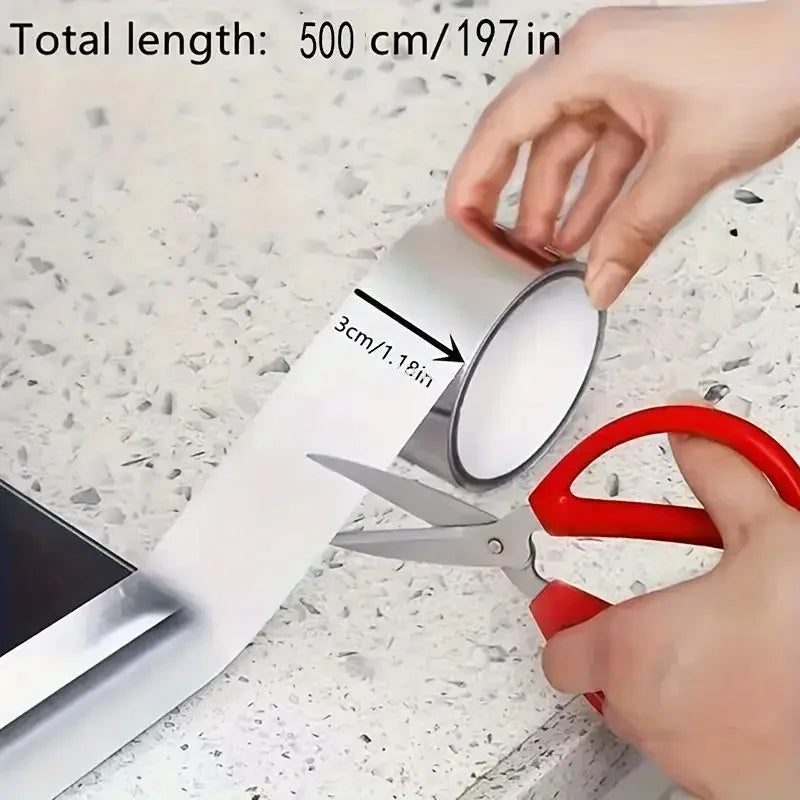 Extra Strong Tape Kitchen Aluminum Foil Tape Is Oil-proof, Waterproof and Mildew-proof and Can Be Attached To The Stove and Sink