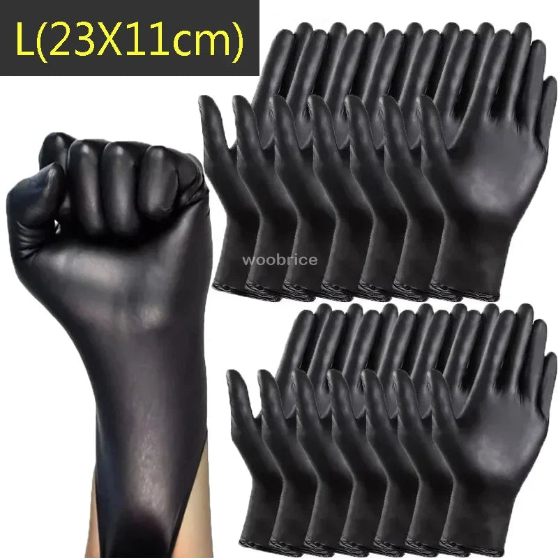 10-100pcs Rubber Gloves Disposable Nitrile Gloves for Household Cleaning Work Safety Tools Gardening Gloves Kitchen Cooking Tool
