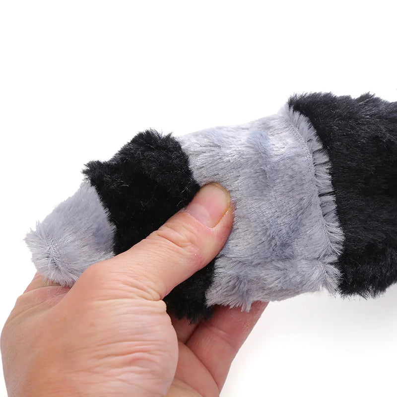 Plush Pet Dog Toy Interactive Animal-shaped Dog Squeak Toys Bite-Resistant Pet Toys for Small Medium Dogs Pet Supplies
