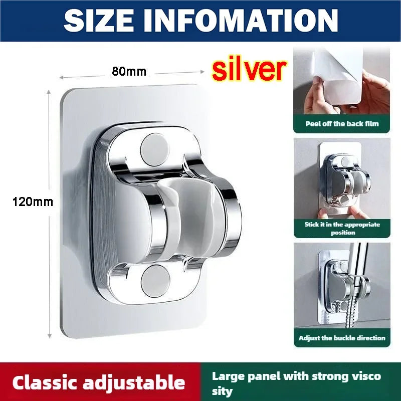 Shower Head with 5 Spray Modes, Adjustable Handheld Showerhead High-Pressure Water Saving Nozzle for Bathroom Plastic Material
