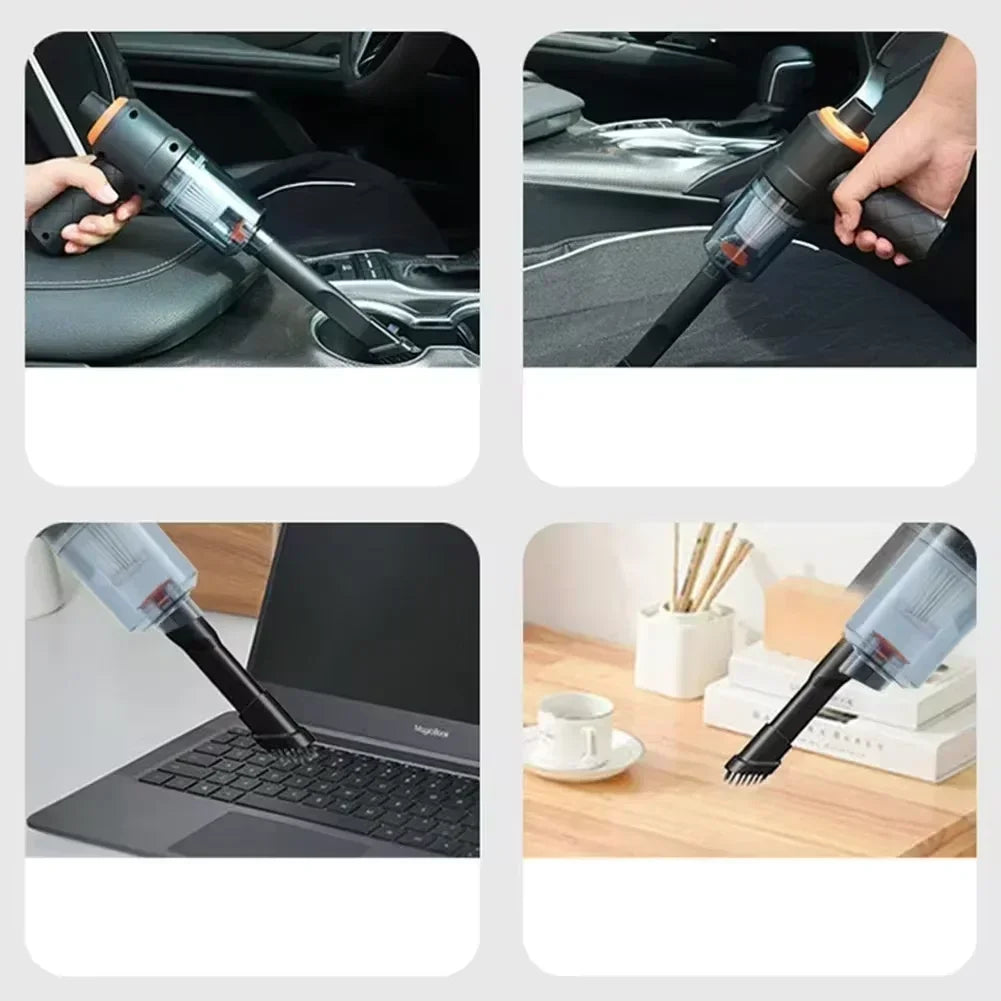 2990000PA Wireless Car Vacuum Cleaner Wet Dry 120W Cordless Handheld Auto Vacuum High Power Cleaner For Home Office 2026 New