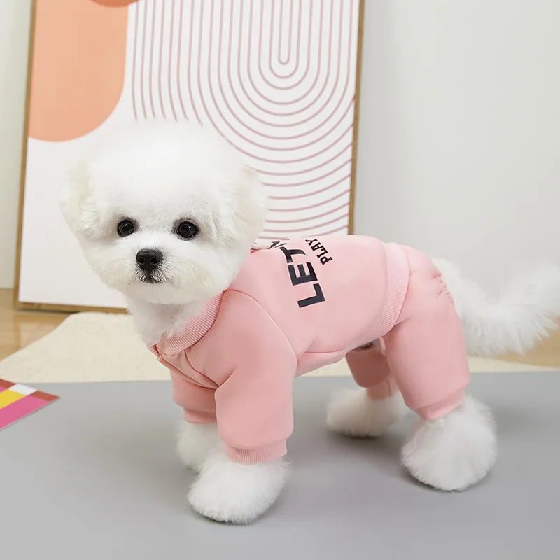 Winter Warm Pet Dog Coat for Small Medium Dogs Puppy Clothes Dog Jumpsuit Thicken Dog Hoodies Pet Supplies